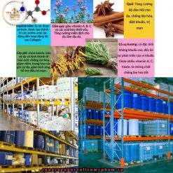 Nguyên liệu mỹ phẩm hoạt chất trị mụn ZinC Sebum có khả năng chống lão hóa cho làn da, giảm các đốm tàn nhang, thâm nám trên da làm đầy các nếp nhăn, vết chân chim một cách vượt trội