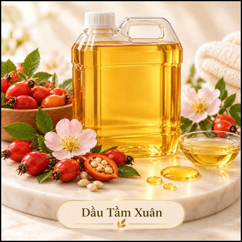 Dầu Nền Mỹ Phẩm Dầu Tầm Xuân